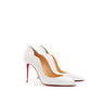 Chic White Patent Hot Chick 10 Pumps