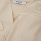 Elegant Beige Cotton Full-Zip Sweater