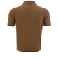 Elegant Brown Cotton Zip Polo Shirt