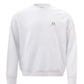 Iconic White Cotton Sweatshirt with Graphic Print