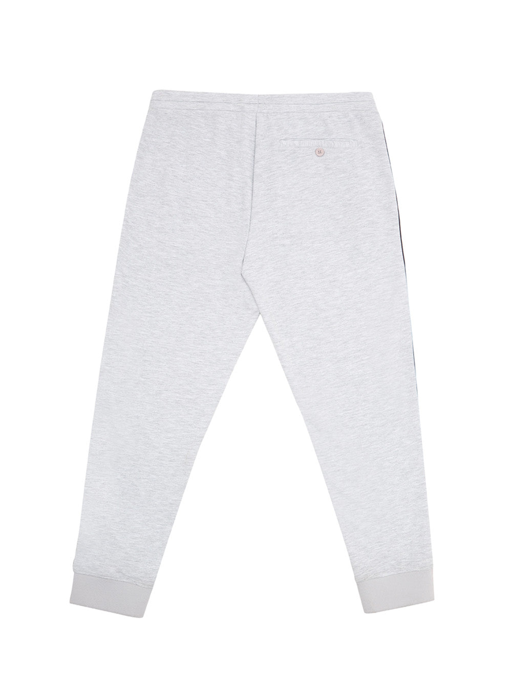 Chic Grey Cotton Sweatpants with Elegant Fit