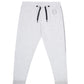 Chic Grey Cotton Sweatpants with Elegant Fit