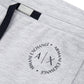 Chic Grey Cotton Sweatpants with Elegant Fit