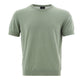 Elegant Green Cotton Tee with Timeless Elegance