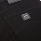 Sleek Black Denim Jeans - Regular Fit