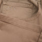 Chic Beige Cotton Regular Fit Trousers