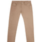 Chic Beige Cotton Regular Fit Trousers