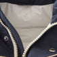 Chic Beige Puffer Jacket with Contrast Detailing
