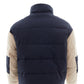 Chic Beige Puffer Jacket with Contrast Detailing