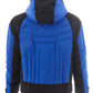 Chic Bicolor Blue/Black Winter Technical Jacket