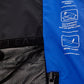 Chic Bicolor Blue/Black Winter Technical Jacket