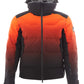 Orange Winter Tech Jacket Quilted Waterproof
