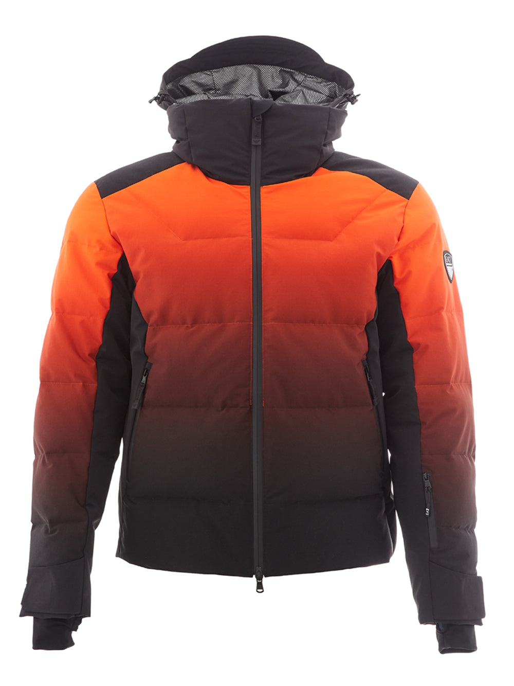 Orange Winter Tech Jacket Quilted Waterproof