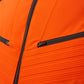 Orange Quilted Windproof Winter Jacket