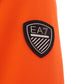 Orange Quilted Windproof Winter Jacket