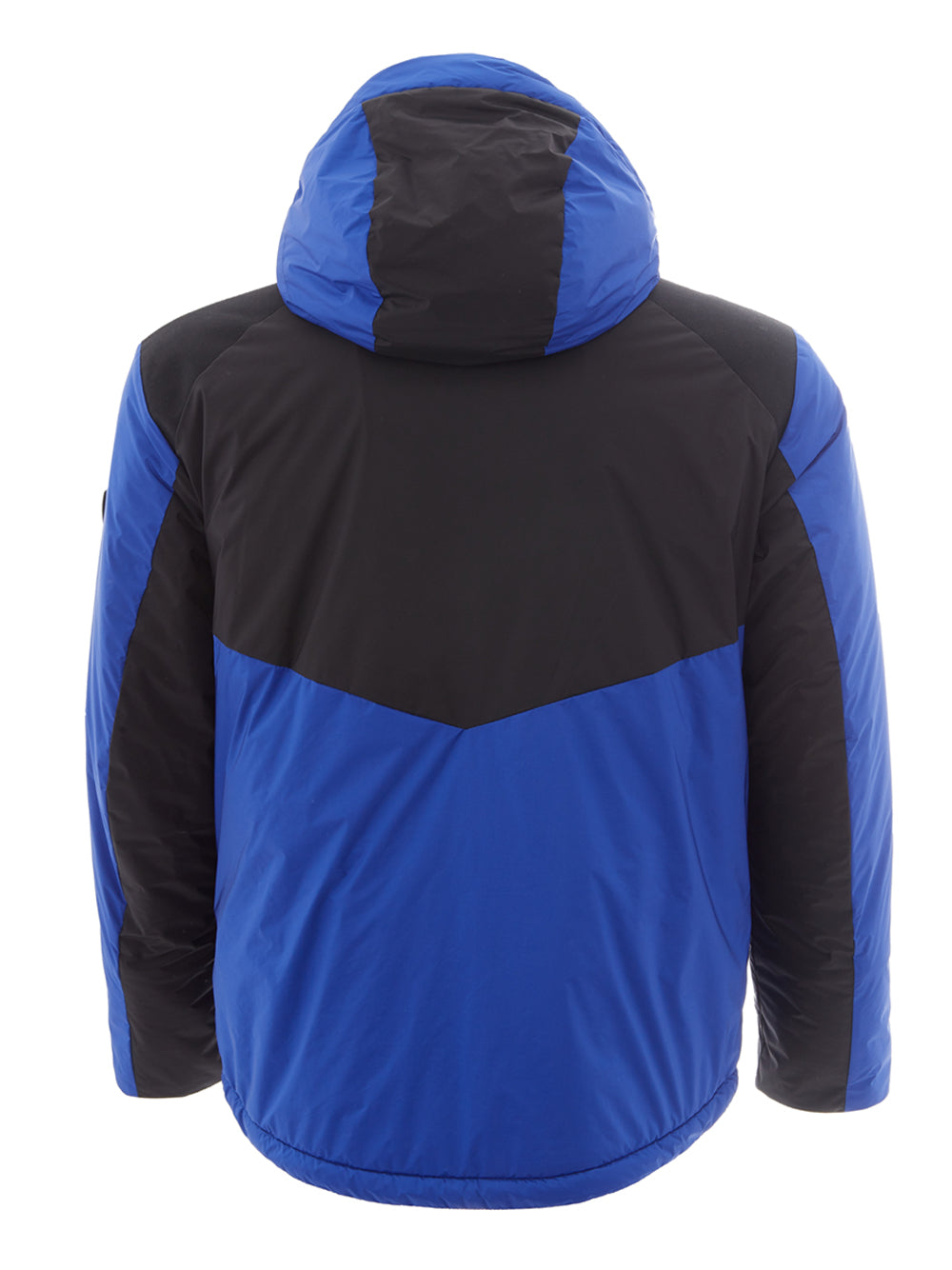 Chic Bicolor Tech Winter Jacket - Blue/Black