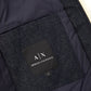 Quilted Denim Blue Jacket with Hood