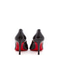 Chic Patent Pointed Pumps with Iconic Red Sole