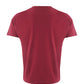 Elegant Bordeaux Cotton Tiger Print Tee