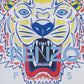 Multicolor Tiger Print Cotton Tee