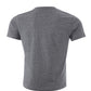 Chic Grey Cotton Tee with Iconic Tiger Print