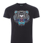 Multicolor Tiger Print Cotton Tee