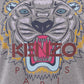 Iconic Grey Cotton Tiger Tee