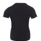 Elegant Black Velvet Eye Tee - Pure Cotton