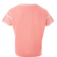 Elegant Pink Logo Sleeve Tee for Stylish Males