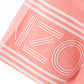 Elegant Pink Logo Sleeve Tee for Stylish Males