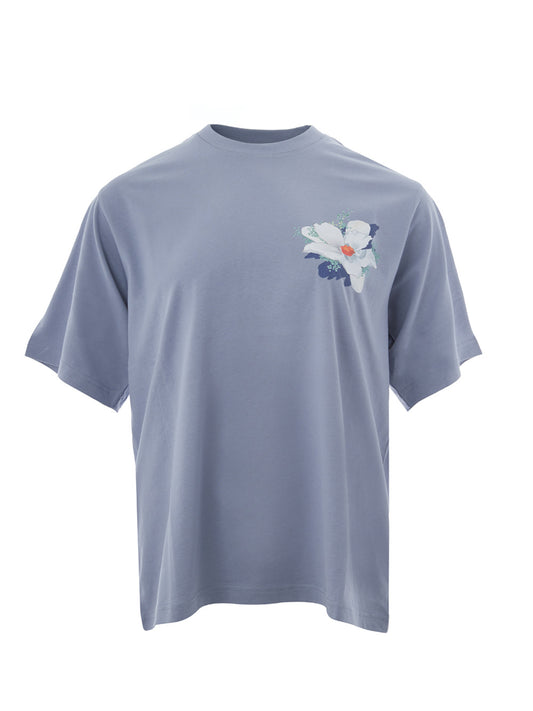 Chic Light Blue Floral Kenzo Tee