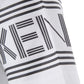 Sleek White Logo Sleeve T-Shirt