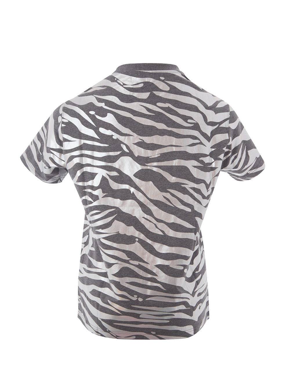 Exquisite Metal Animalier Print Cotton Tee