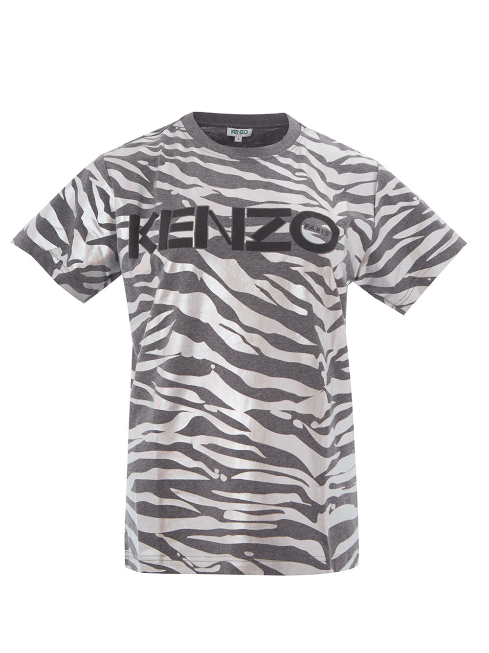 Exquisite Metal Animalier Print Cotton Tee