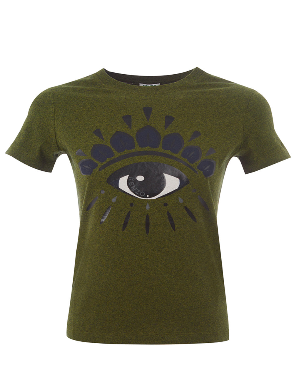 Iconic Green Eye Print Cotton Tee