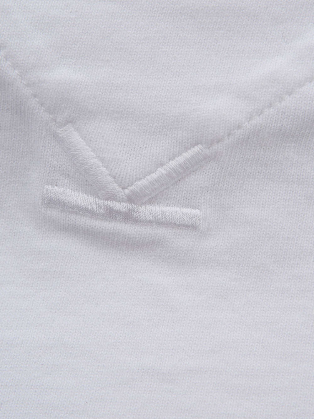 Elegant White Cotton T-Shirt with Logo Patch