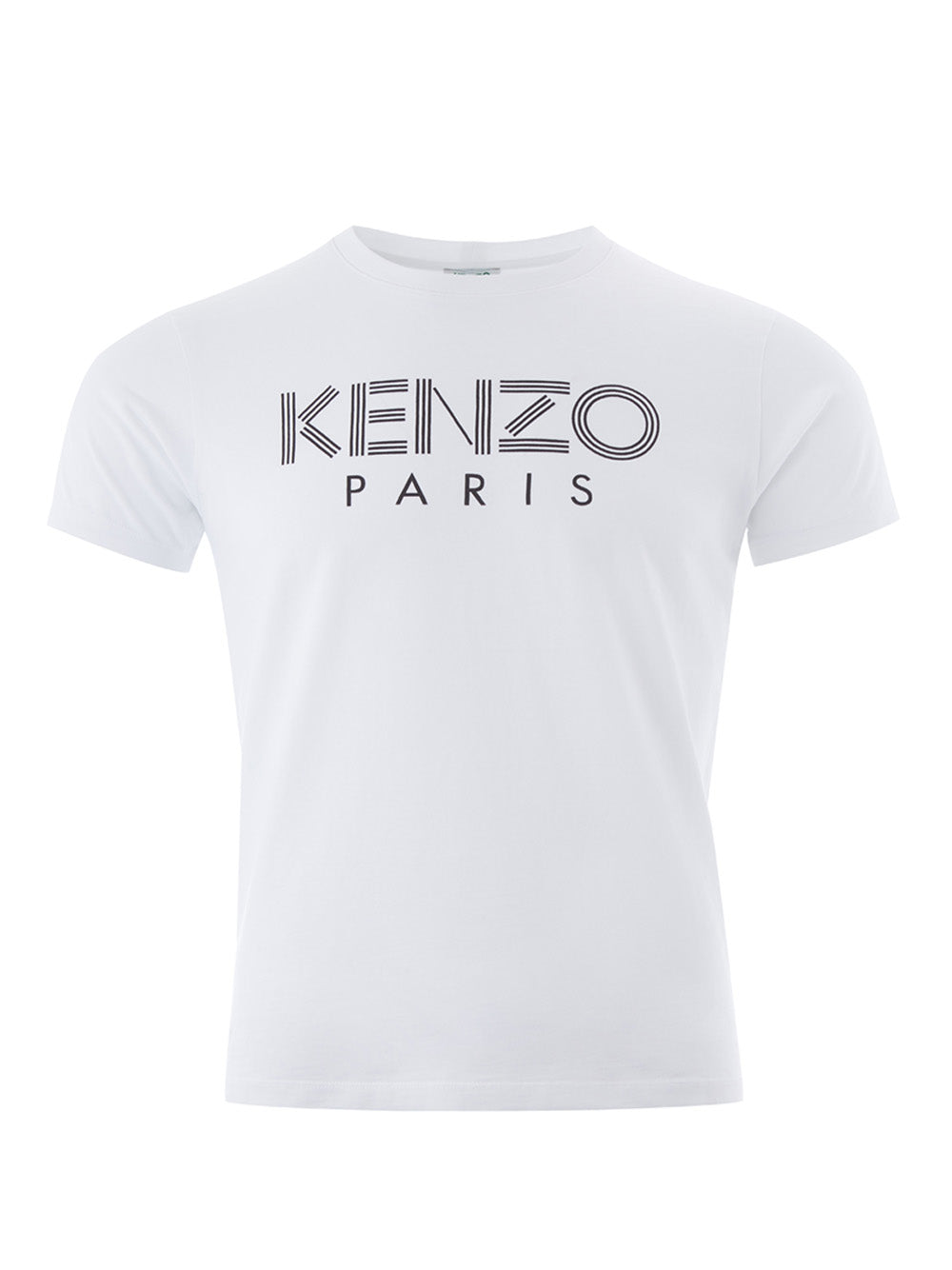 Iconic White Cotton Logo Tee