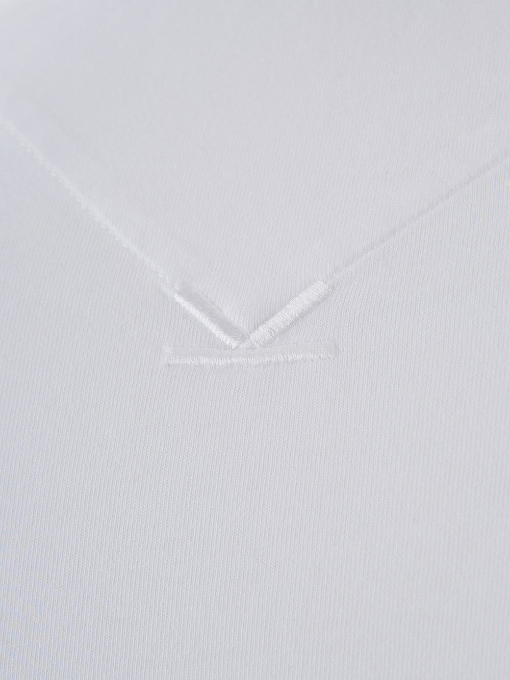 Iconic White Cotton Logo Tee