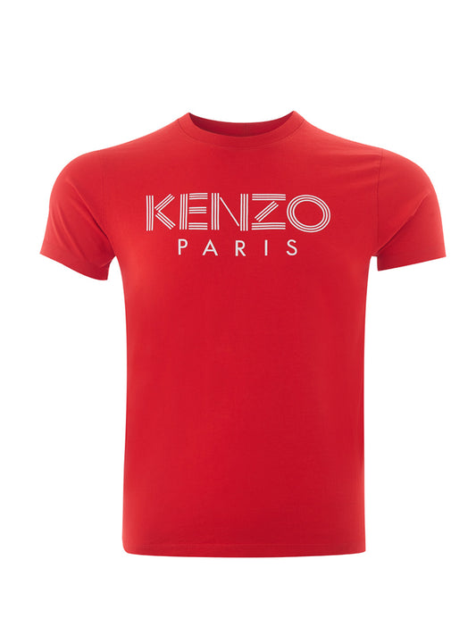 Iconic Logo Red Cotton Tee