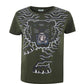Emerald Tiger Print Cotton Tee