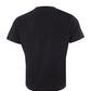 Elegant Black Cotton Logo Tee