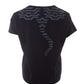 Elegant Black Tiger Print Tee