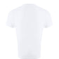 Chic White Cotton Tee with Iconic Tiger Print