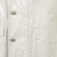 Chic White Couture Raincoat