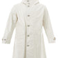 Chic White Couture Raincoat