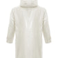 Chic White Couture Raincoat