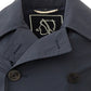 Elegant Marine-Inspired Double-Breasted Jacket