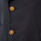 Elegant Marine Style Blue Peacoat Jacket