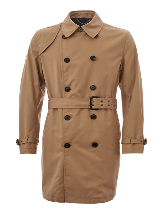 Classic Double Breasted Trench in Beige