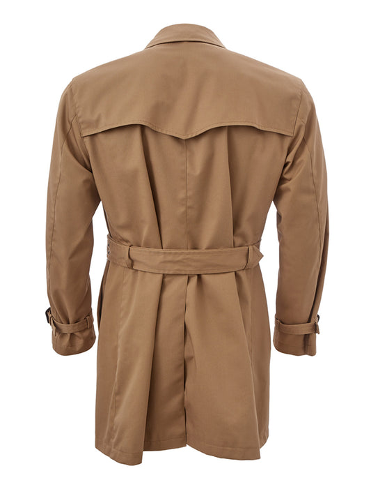 Classic Double Breasted Trench in Beige